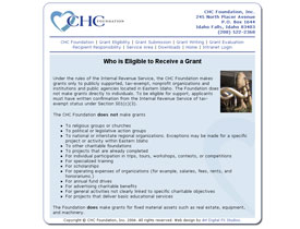 CHC Foundation :: Grants for Idaho Falls area :: http://www.chcfoundation.net