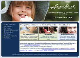 Access Point Family Services :: Treats Severe Behavioral, Developmental, and Emotional Disorders :: http://www.accesspointkids.com Access Point Family Services :: Treats Severe Behavioral, Developmental, and Emotional Disorders :: http://www.accesspointkids.com