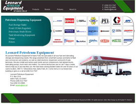 Leonard Petroleum Equipment :: Gas Station Pumps, Storage, and Equipment :: http://www.leonardpetroleumequipment.com