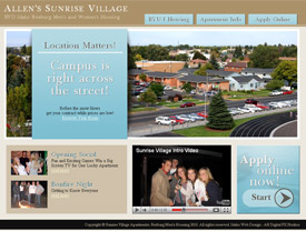 Sunrise Village :: Rexburg Mens Housing :: http://www.sunrisevillageapts.com